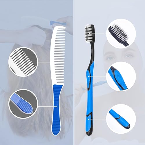 Miniatura 6 de LLHQAMT Cepillo de dientes desechable de viaje, cepillo de dientes a granel, empaquetado individualmente, ese cepillo de dientes tamaño viaje con