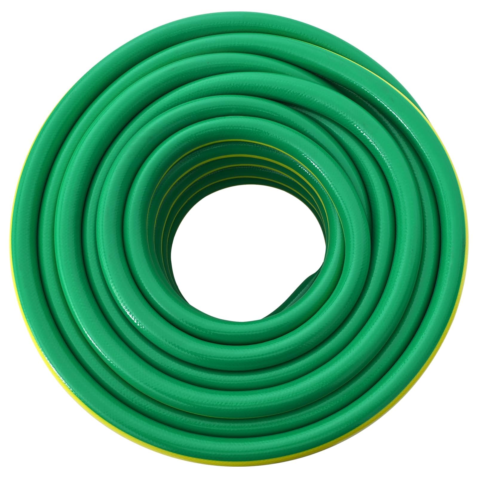 vidaXL Gartenschlauch 5-lagig Grün und Gelb 1" 30 m PVC, Garten, Moderner Hochleistungsschlauch, Flexible Bewässerung für die Außenbewässerung, Knickfreies Gerät, Rasenpflege