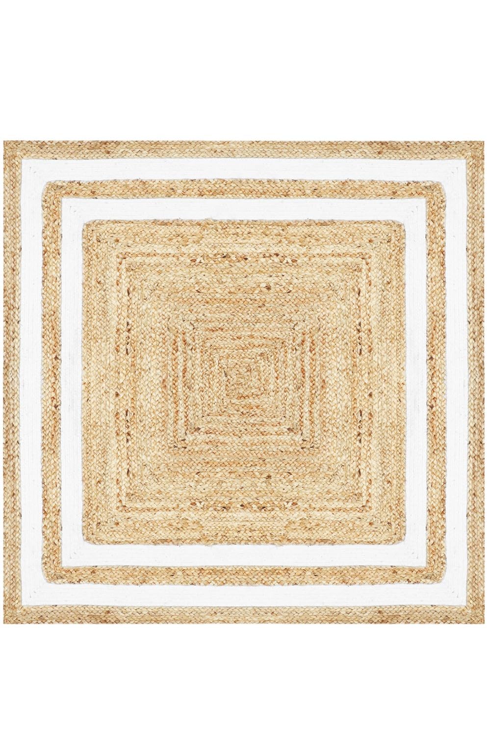 Tapis de Salon en Jute Chloe 120 x 120 cm