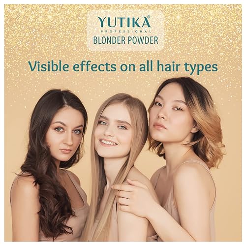 Miniatura 8 de Yutika Professional Blonder Bleach Powder Hair Lightener  Blanqueador para aclarar el cabello con brillo rubio  Levanta hasta 8 niveles - 2.11 onzas