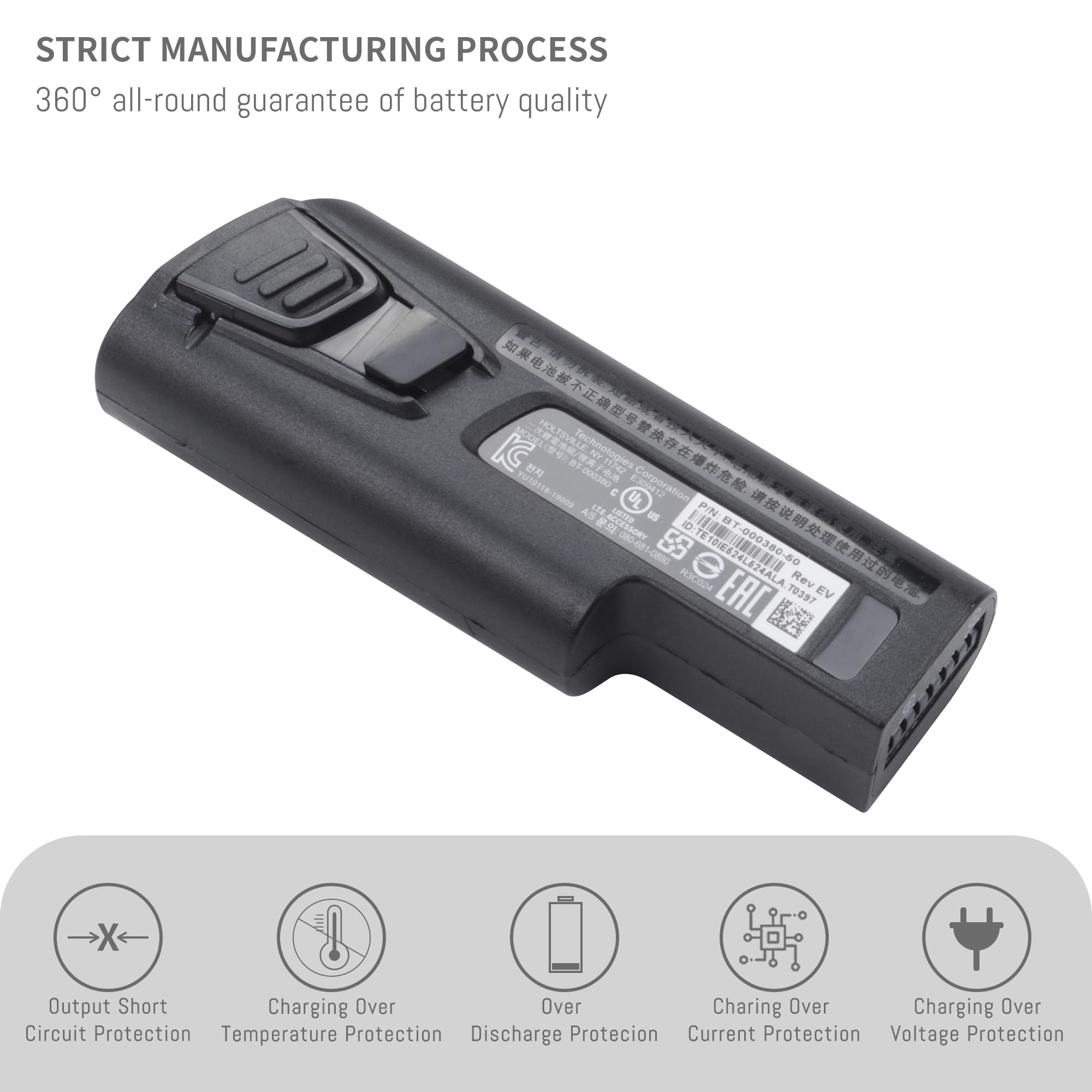 Amazon.com: DFTIM BT-000380 Replacement Battery for Zebra TC80
