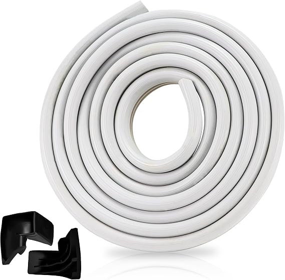 WD08X10057 Dishwasher Door Gasket With Right WD8X227 & Left WD8X228 Dishwasher Corner Tub Baffle Fit For GE Dishwasher Replace WD08X10014 PS263963 PS263964 PS958908 By Romalon