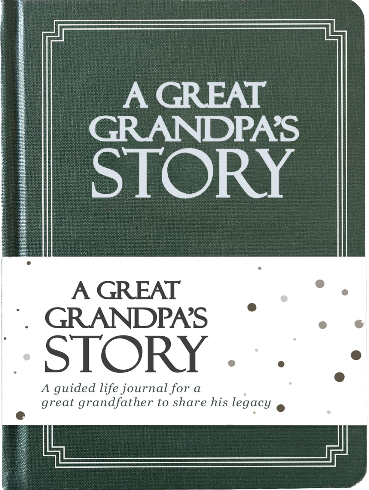 Great Grandpa's Life Story Journal (Hardcover): A Meaningful Keepsake to Share His Journey and Memories, Book Includes 250+ Prompt Questions, Sentimental Gifts for Father's Day, Birthday & Christmas โ image 1