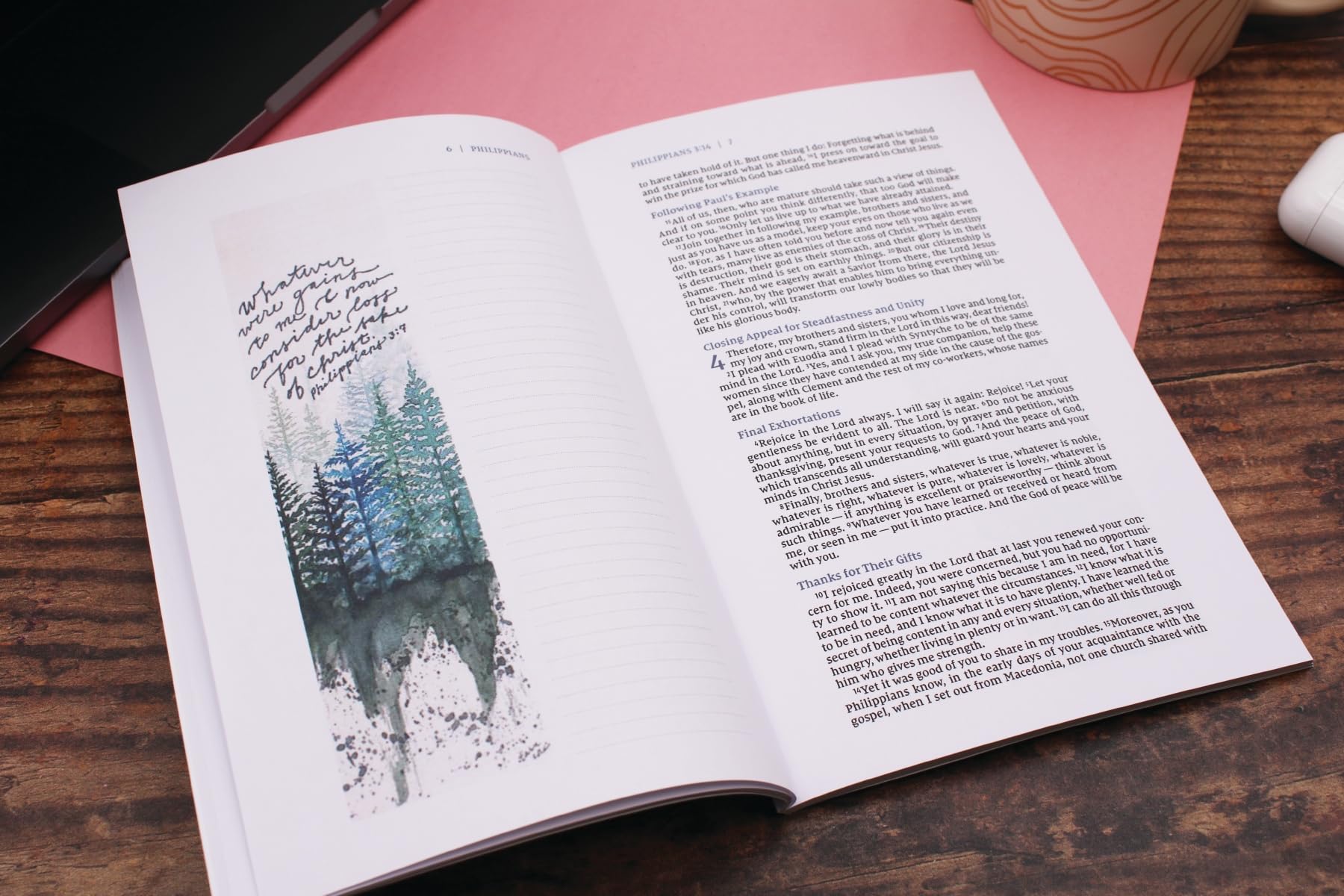 NIV, Beautiful Word Bible Journal, Philippians, Paperback, Comfort Print - Image 4