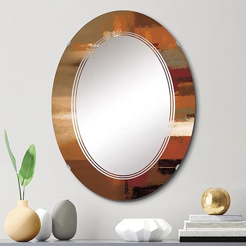 Miniatura 10 de Chocolate City at Horizon III- Vanity Mirror, Bathroom Mirrors, Wall Mirrors for Living Room, Bedroom - Oval Mirror - Large 20'x30', 24'x36'