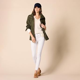 Amazon Essentials Women's Mid-Rise Stretchy Skinny Jeans