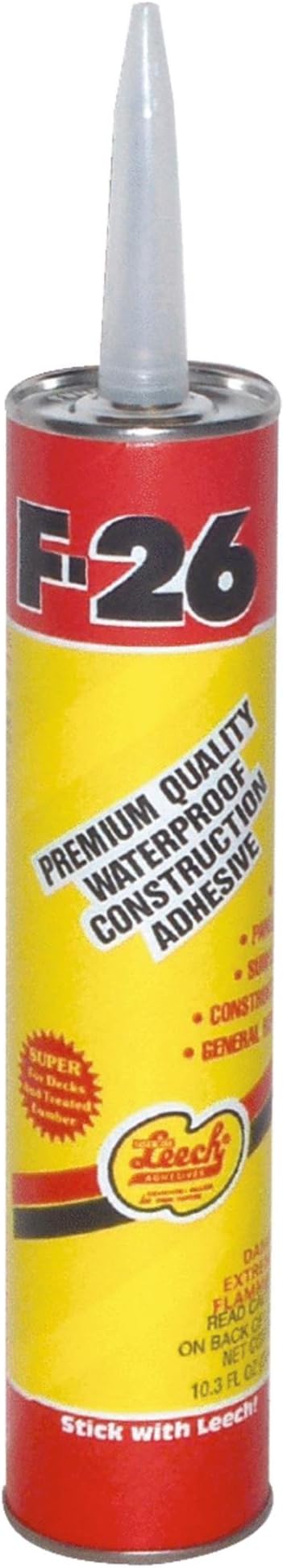 F-26 High Strength Gel Heavy Duty Adhesive 10.3 oz.