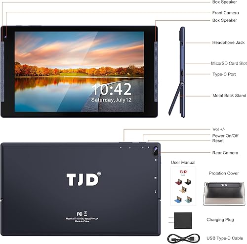 Miniatura 5 de Tableta de 10 pulgadas tableta TJD Android 100 2 GB de RAM 32 GB procesador Quad Core de 16 GHZ pantalla IPS de 1280 x 800 Google Play cámara de 2