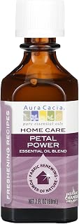 Aura Cacia Petal Power Essential Oil Blend for Home Care, 2 Fluid Ounce