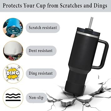 2-Pack Silicone Boots for Stanley, Owala & More, Fits Select Cups & Bottles