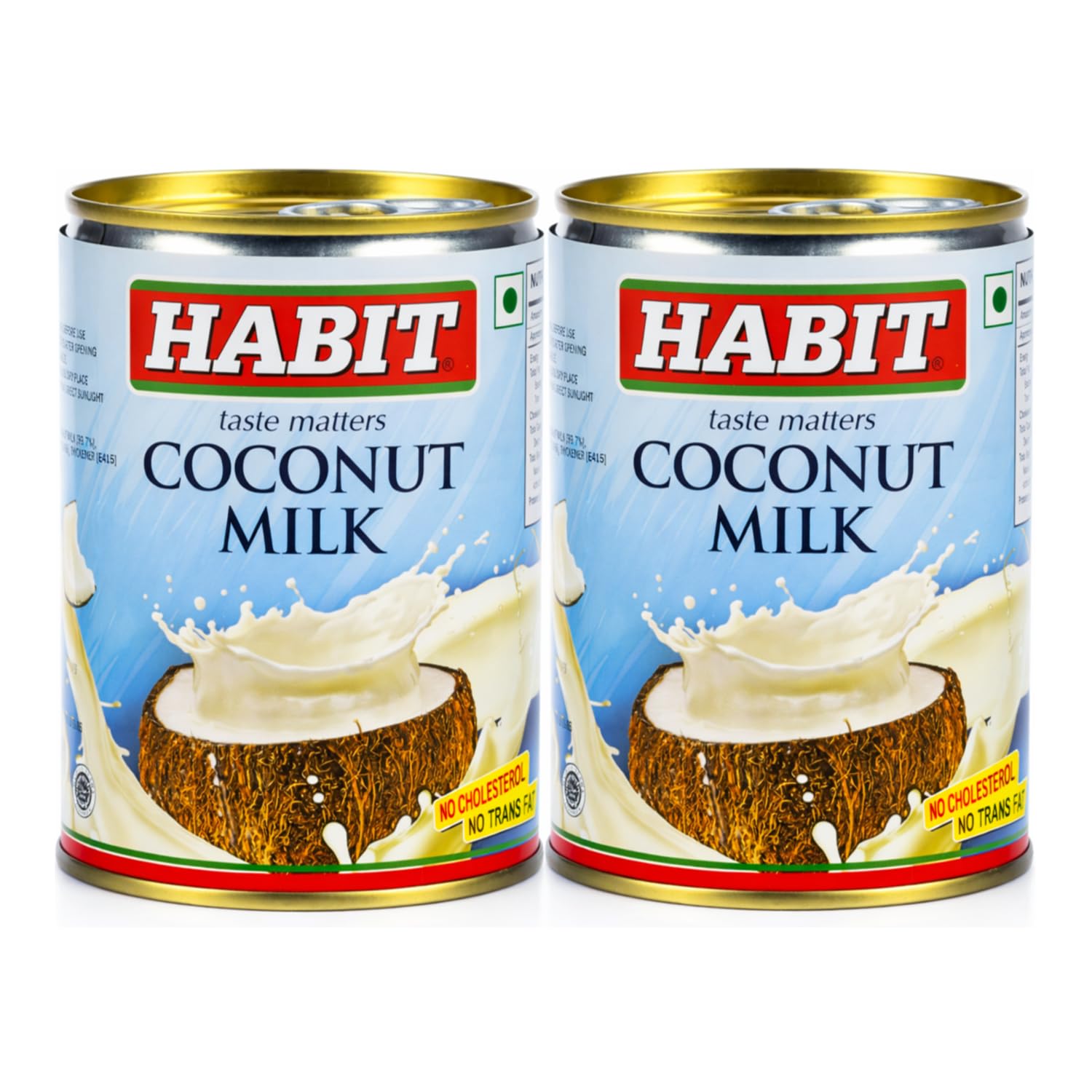 HABIT Coconut Milk 12% - 400ml (Pack of 2) | Extracted from Grated Coconut | Ideal for Curries, Baked Goods, Desserts, Puddings, Ice Cream & Piña Coladas-image-34