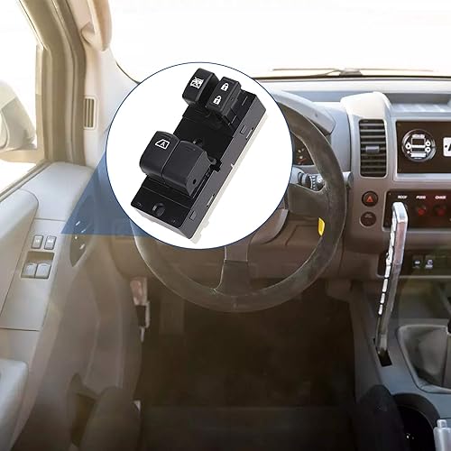 Miniatura 7 de Interruptor maestro de ventana eléctrica para lado del conductor compatible con Nissan Frontier 2007 2008 2009 2010 2011 2012 2013 2014 2015 2016