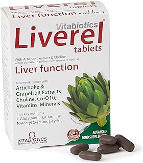 Liverel Liver Health Support Tablets Supplement, Vitabiotics