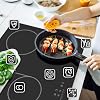 KKT KOLBE Glass Ceramic Hob 80 cm Self-sufficient 8.7 kW 5 Zones 9 Levels Roasting Zone Triple Zone Frameless Timer Residual Heat Indicator Frameless CH7705RL