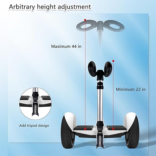 Miniatura 3 de Manillar para Segway Ninebot S Smartmini PROmini LITE Self-balance Scooter Hoverboard Manillar ajustable Soporte de liberación de presión de rodilla
