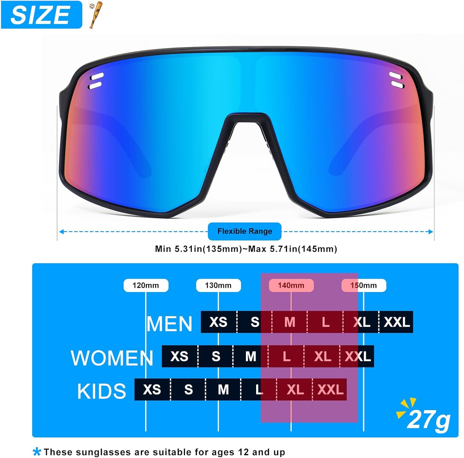 Polarized Cycling Glasses Sports Sunglasses for Men Women UV400 Protection MTB Fishing Running Baseball Glasses - Image 6