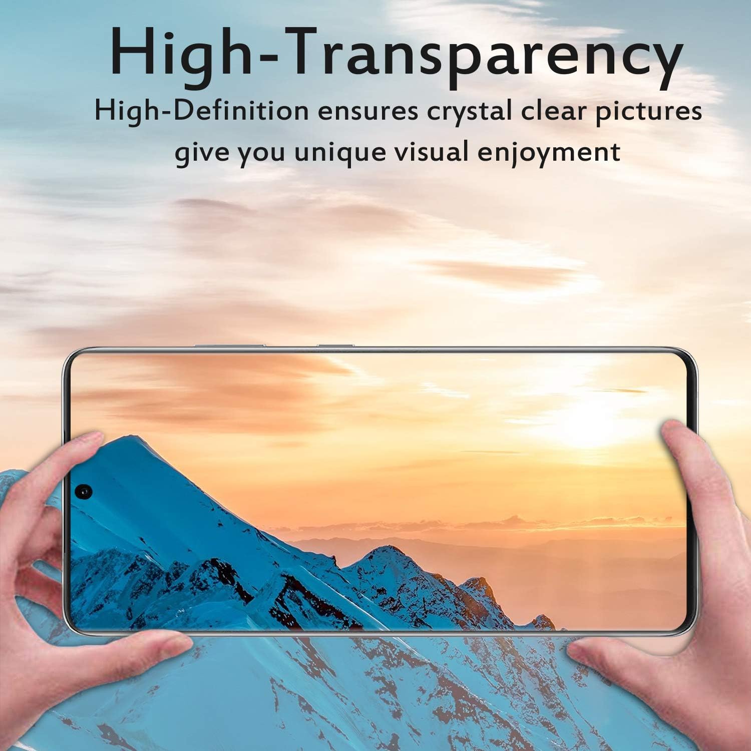 [2+1 Pack] Galaxy S21 Ultra Screen Protector Include 2 Pack Tempered Glass Screen Protector + 1 Pack Tempered Glass Camera Lens Protector,9H Hardness,Easy Install for Galaxy S21 Ultra 5G