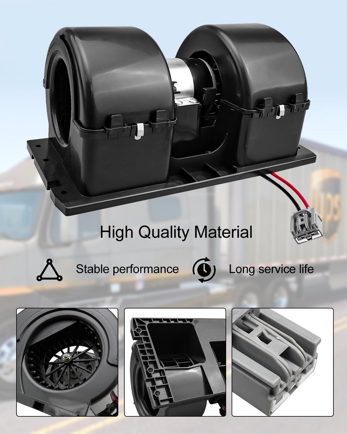 Ventilateur de moteur de soufflerie 85120276 pour camions Volvo VNL VN Series 2008-2018, remplace U2100001 1018009 351044621 70826161 AB174000P VOL85120276