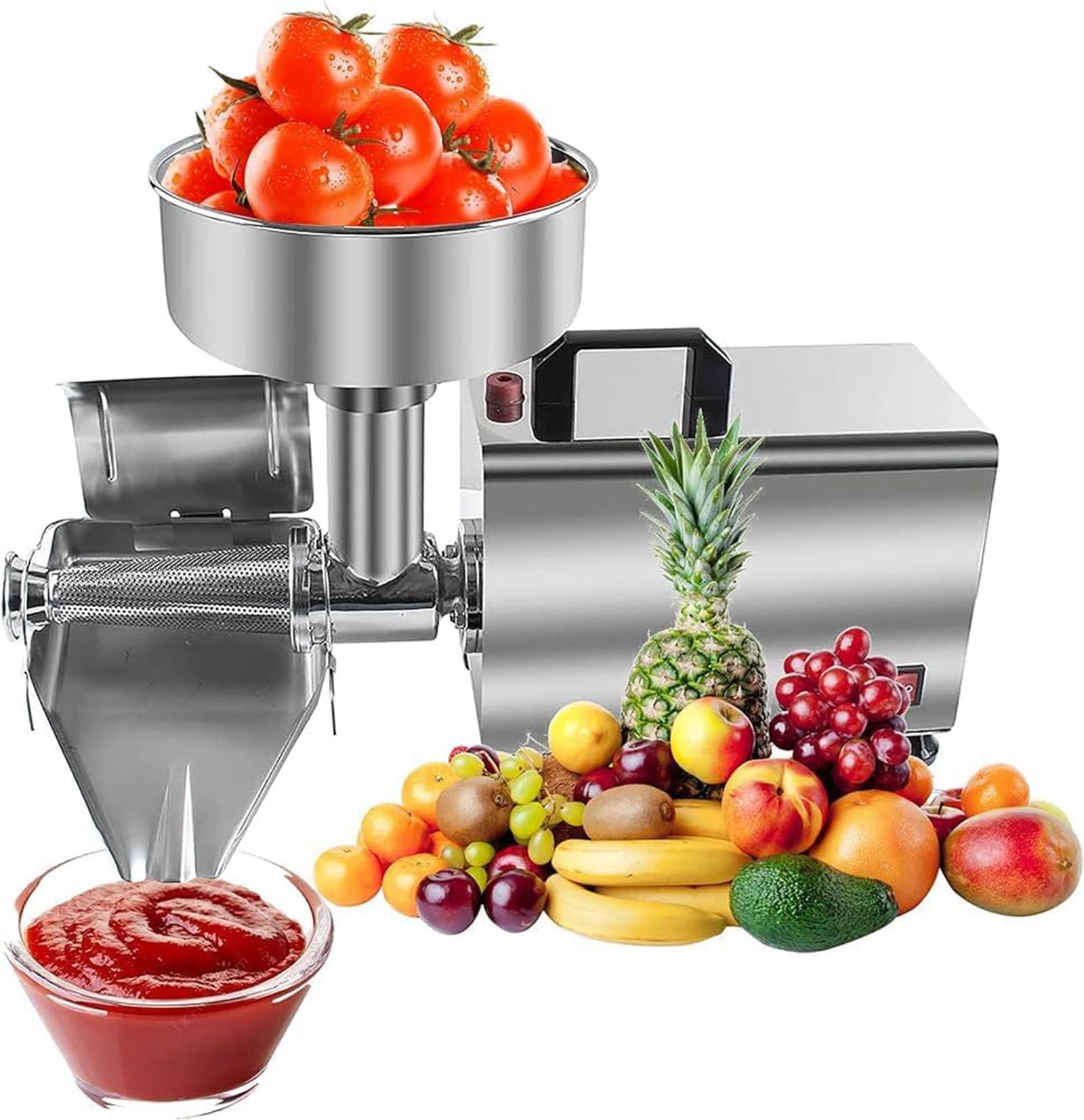 Passapomodoro elettrico commerciale,Macchina per marmellata,spremiagrumi elettrico per marmellata, per inscatolare passate di pomodoro, salse