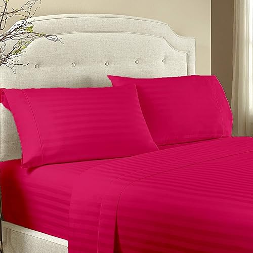 Miniatura 4 de Juego de sábanas y fundas de almohada de 1500 hilos con calidad de hotel de lujo sábanas y fundas de almohada ultra suaves transpirables y