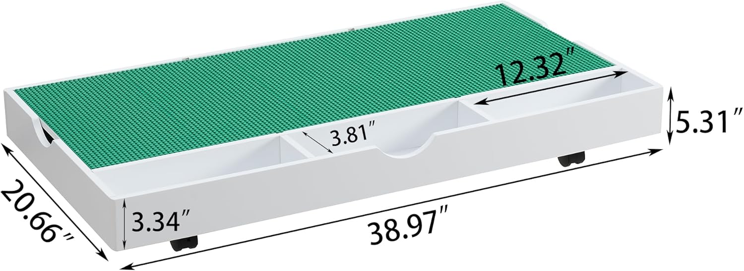 Lego Table with Storage, in Construction Play Zambia Ubuy