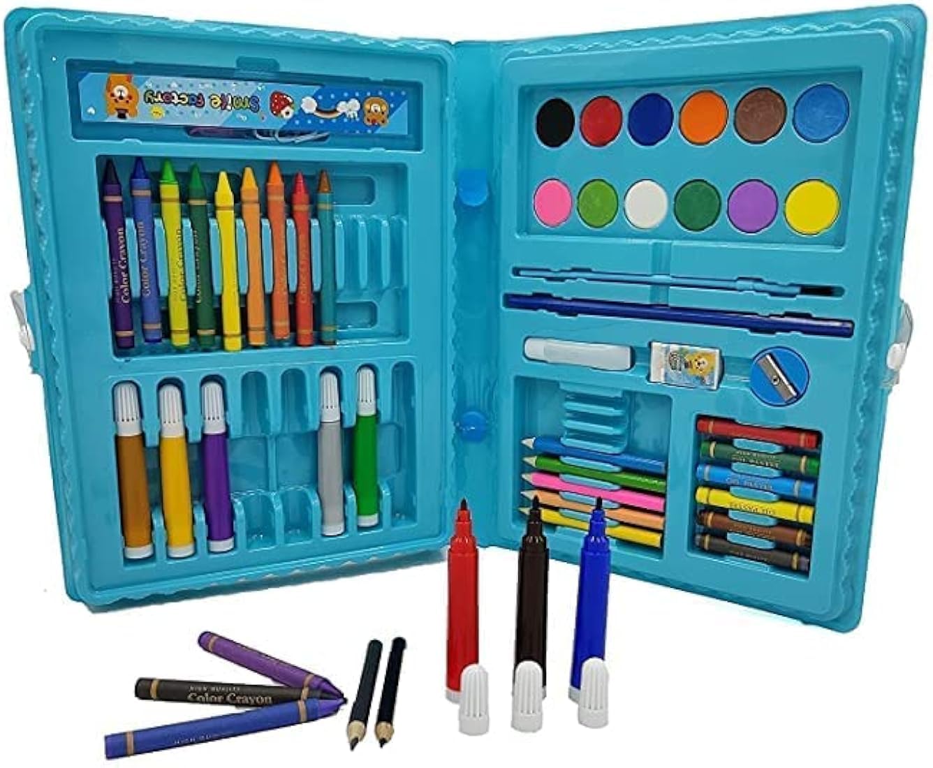 N A POINT 68 Pc Color Set/Kit For Kids | All in 1 Colors Box For Boys And Girls (Color & Design For Kids) (68 color)