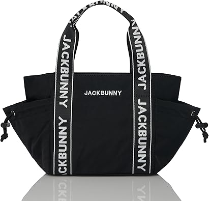 ジャックバニー　カートバッグ　ラウンドバッグ　トートバッグ　ゴルフ　黒　ロゴ Amazon | [ジャックバニー] カートバッグ (ロゴテープ) / ゴルフ