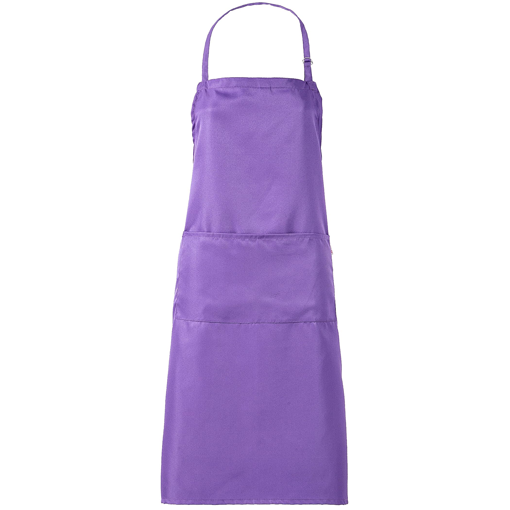 Zihuatailor Purple Apron for Women with Pockets | Lightweight and Adjustable Womens Apron