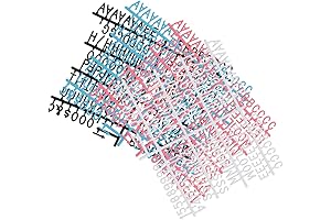 Fengek Plastic Letters for Letter Board