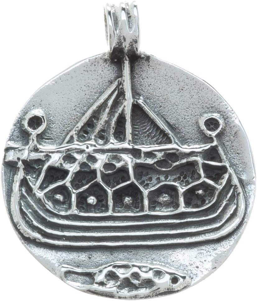 Sörvi – Ship Coin Pendant (Silver)