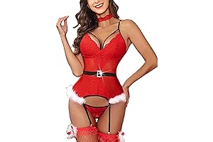 Valentine Lingerie for Women - One Size Fits Most Lace Bodysuit Lingerie...