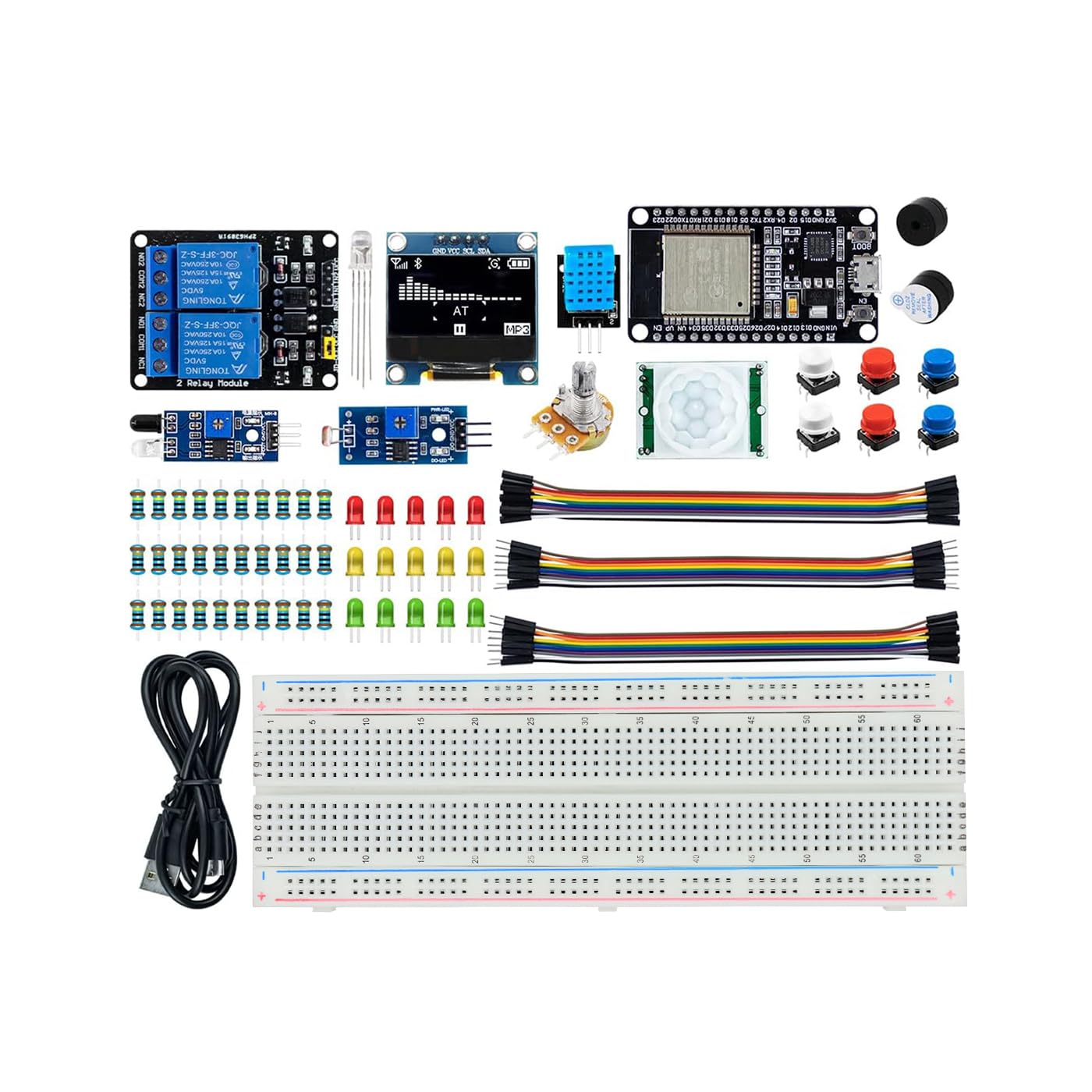 See full amazon price history chart for Electronic Spices Basic Learning Kit for DIY Experiments with ESP32 ESP-32S WiFi IOT Development Board Electronic Spices Basic Learning Kit for DIY Experiments with ESP32 ESP-32S WiFi IOT Development Board (B0DCFYRJFN) Amazon Price History, Amazon Price Tracker