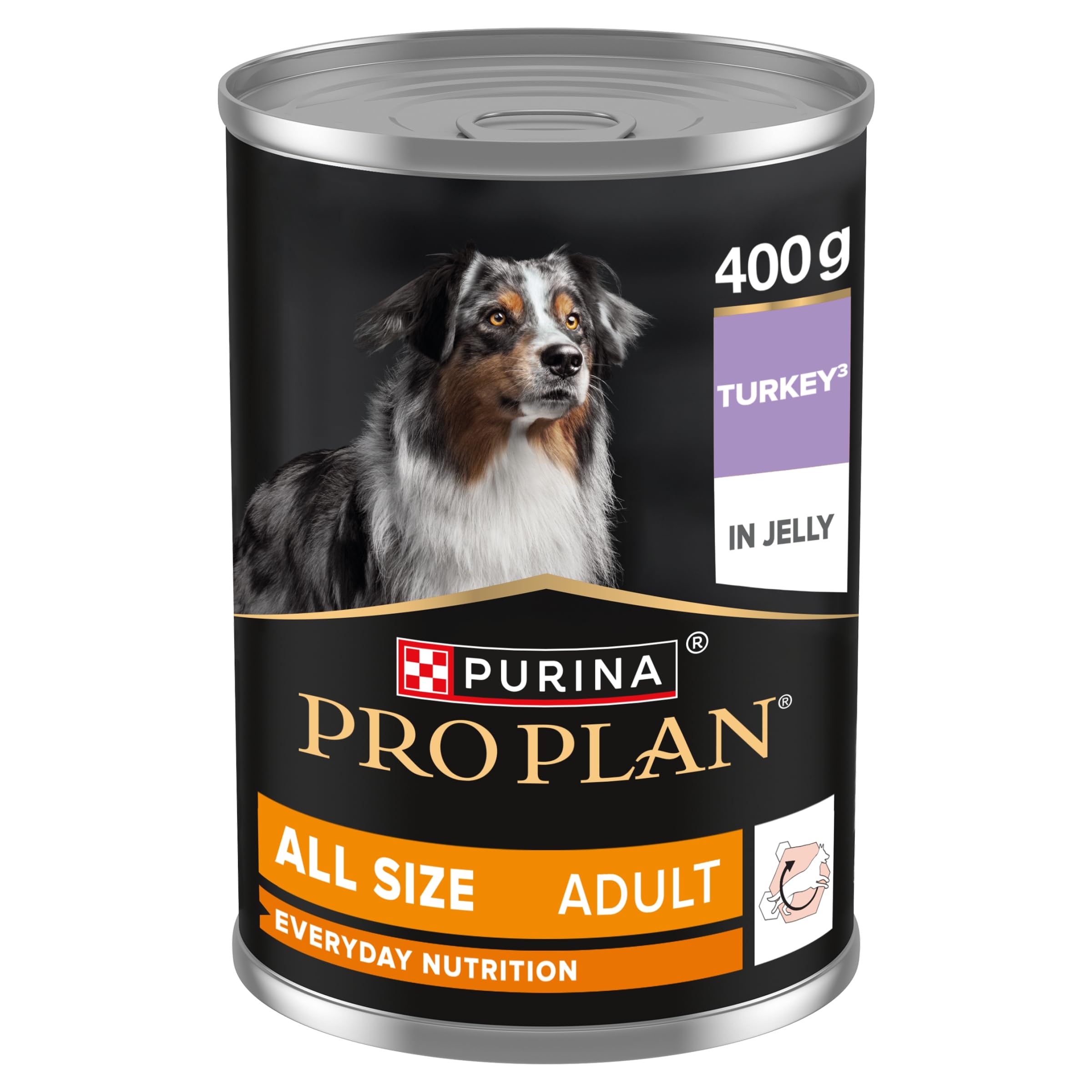 Purina Pro Plan - pâtée en Gelée pour Chien Adulte Riche en Dinde - x 12
