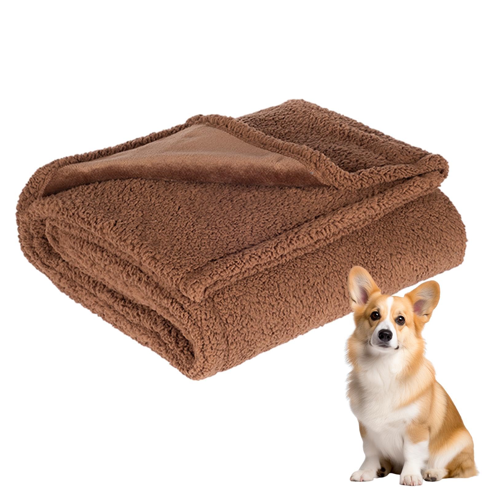 Manta para Cachorros, Manta de Franela Gruesa para Gatos, Manta Lavable | para Perros, Suministros cómodos para Mascotas para Gatos de Interior, para Todas Las Estaciones, sofá