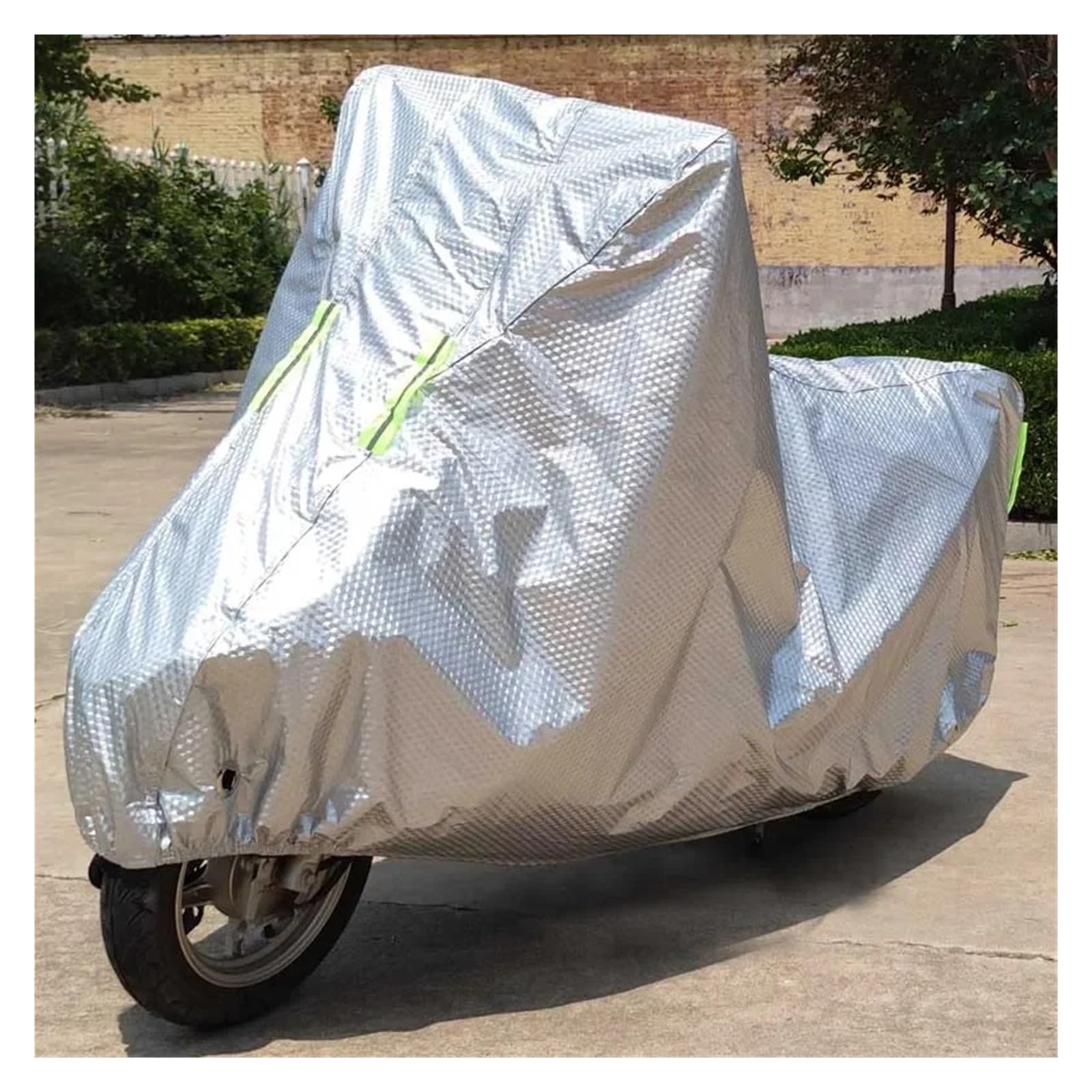 Funda para Moto Scooter para Ropa De Motocicleta Protector Solar Cubierta Tela para Lluvia Pedal Bicicleta Eléctrica Grande General Engrosada(Blue)