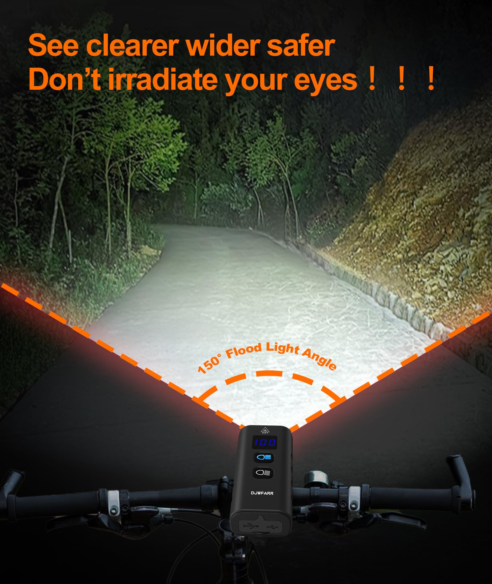 Faros delanteros para bicicleta