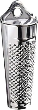 Silver Multifunctional Kitchen Stainless Steel Ginger Garlic Nutmeg Grater Nut Walnut Lemon Hand Planer Tool Lemon ZesterDurable and Professional Kitchen Tool Garlic Tools