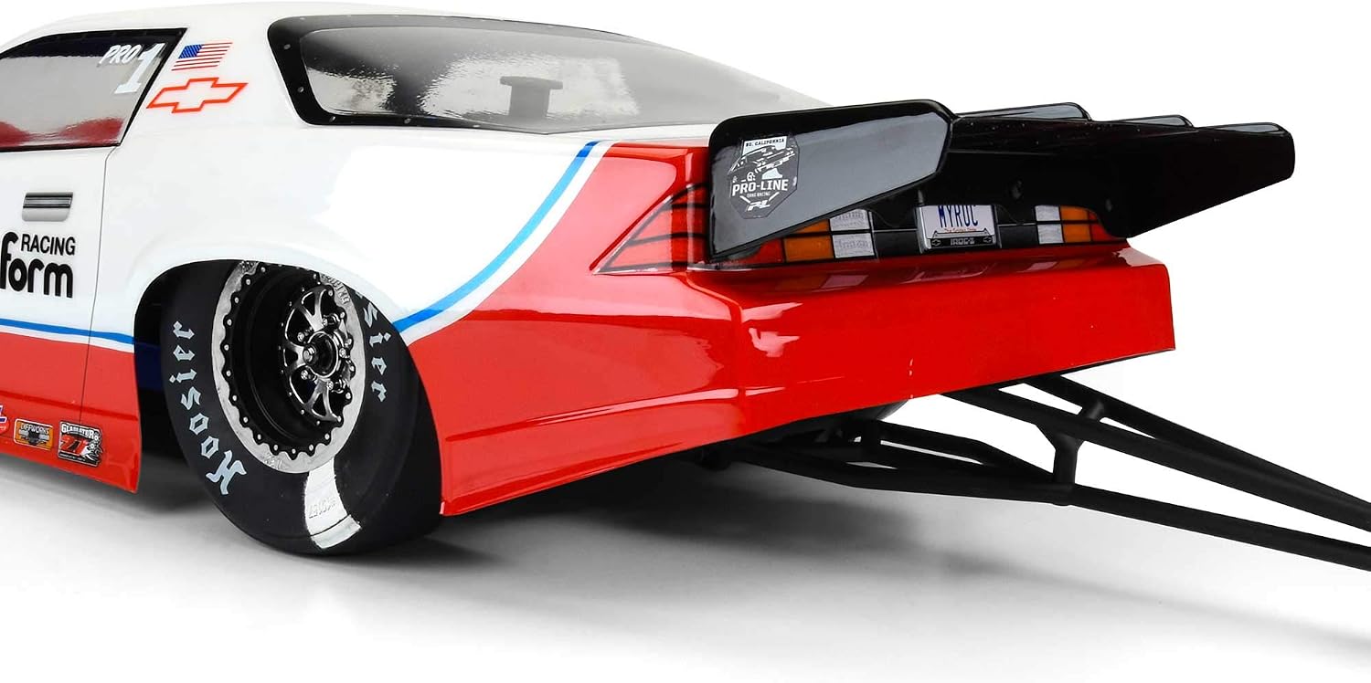 Black Friday 🔥 Pro-line Racing 1/10 1985 Chevrolet Camaro IROC-Z Clear Body: Drag Car, PRO356400