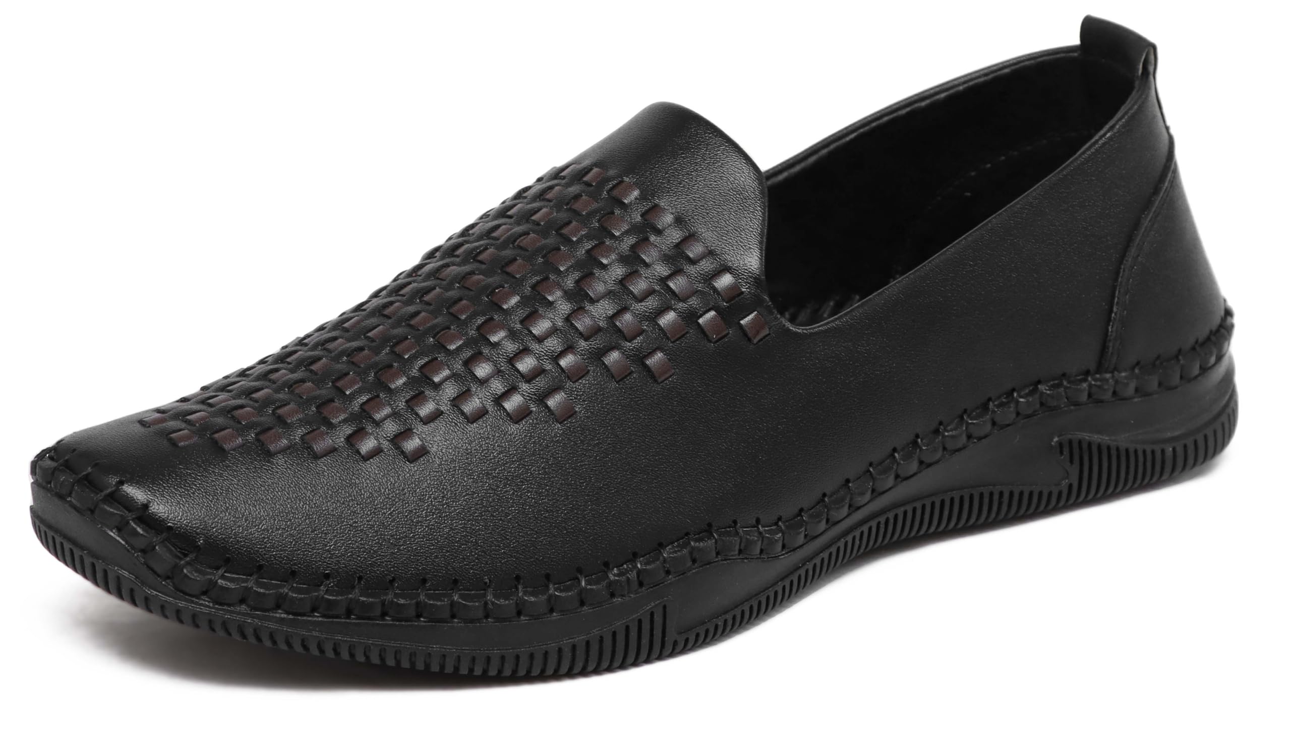 Men's Casual Shoe | Loafers | Moccasins | Meetings | Trendy |Comfort | Fashion | Stylish | Parties | Outdoor | Occasions | Lightweight Slip-On's with TPR Welted Sole-image-24