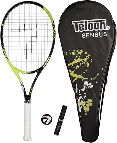 Miniatura 2 de Teloon Serie Sensus  Triple absorción de impactos  Raqueta de tenis para adultos, raqueta de tenis para mujer incluye funda de bolsa, amortiguador,