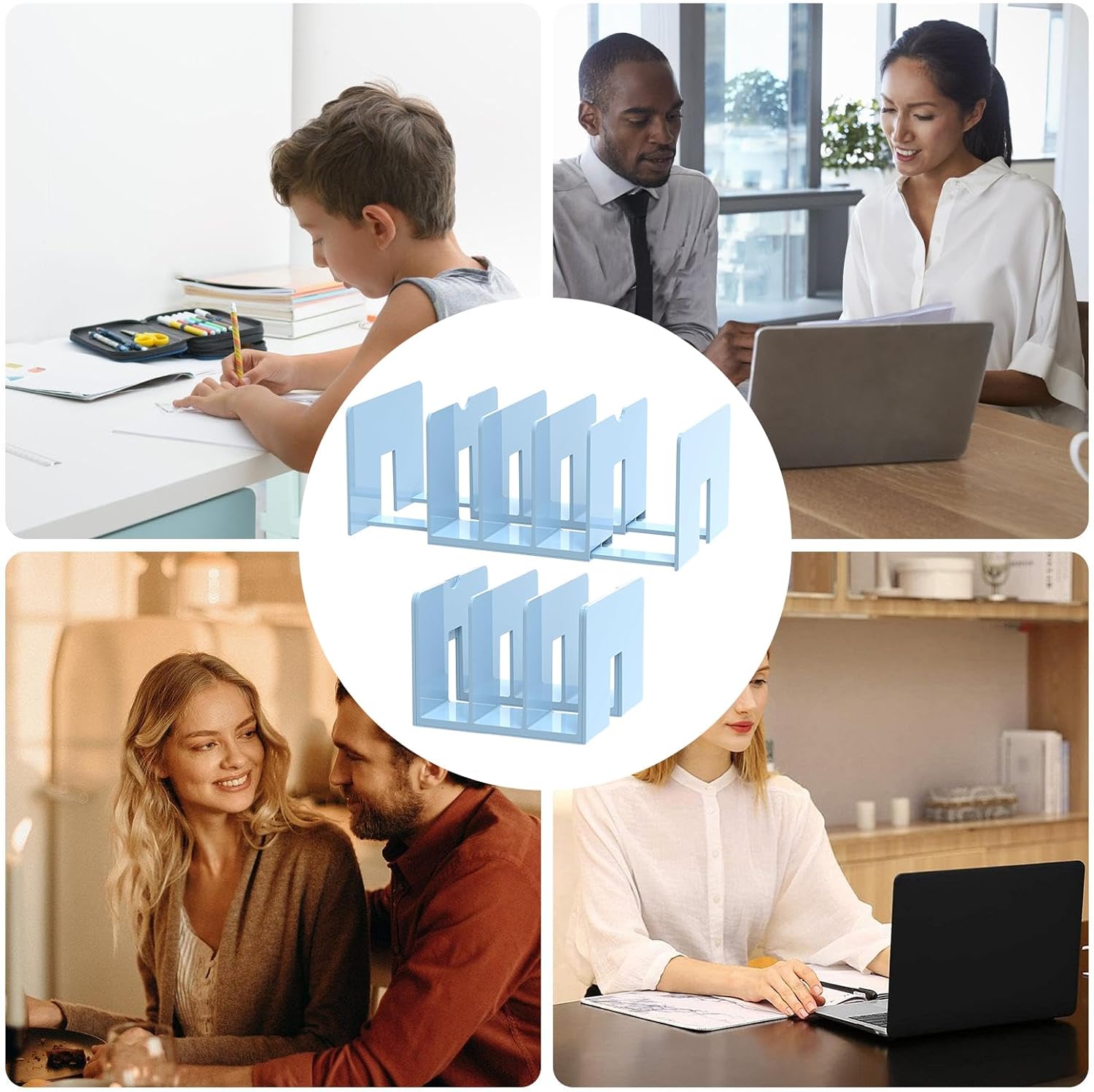 デスクトップファイルオーガナイザー - 格納式ドキュメントオーガナイザー デスク用 ソーターラック 書類 レターペーパー 収納 学生