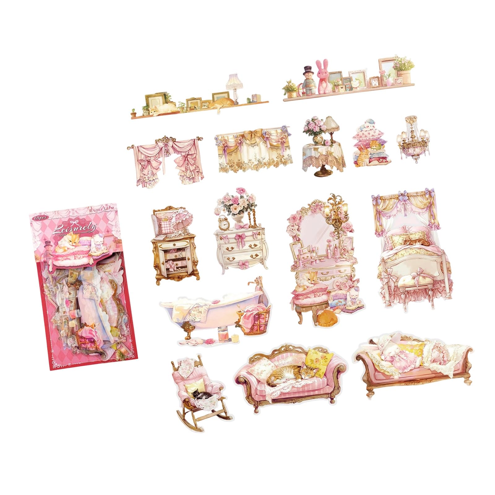 Decorative Stickers for Scrapbooking, Letters, Scrapbooking Sticker Scrapbook Accessories Artistic Sticker Artistic Stickers