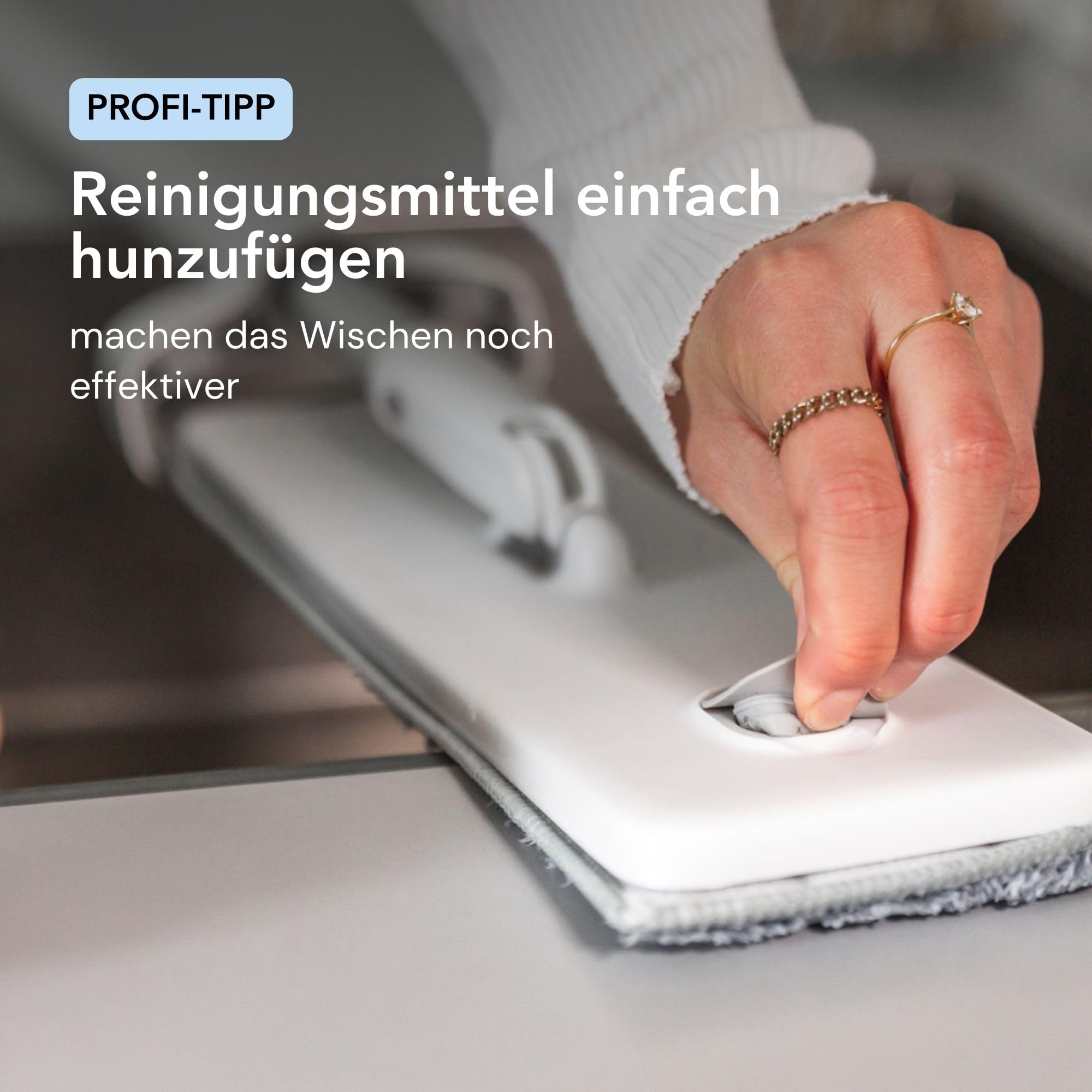 4-in-1 Wischmopp Set mit Eimer, Sprühfunktion, und Auswringfunktion - Mop Set, Bodenwischer
