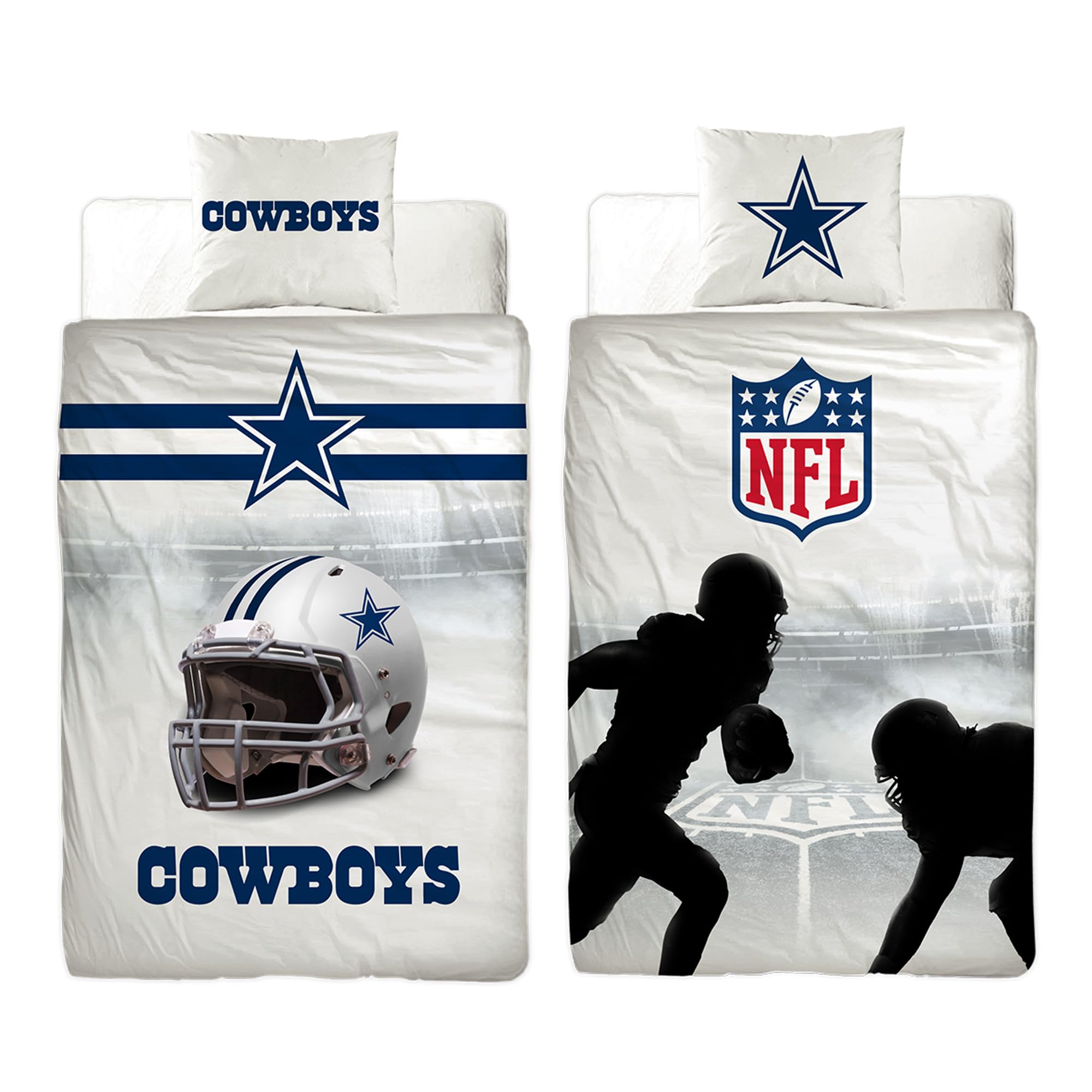 Housse de couette Dallas Cowboys 135x200 pour chambre NFL