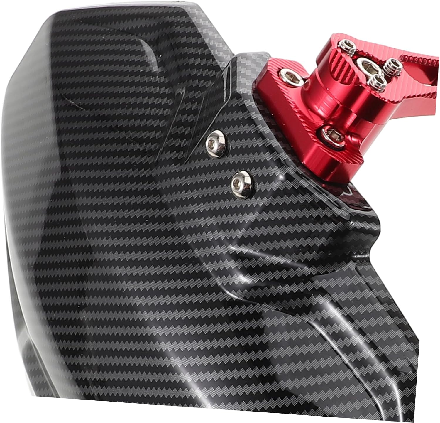 OUNONA Motorcycle Flaps Rear Aluminum Alloy Mud Flap for Rear Wheel Attachment