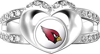 MT-Sports Heart Shaped Lady Ring Lady Exquisite Heart Shaped Ring - coolthings.us