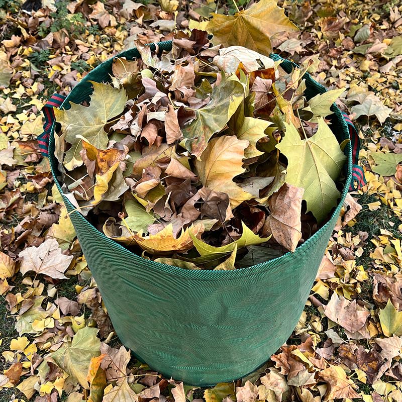 Garden Waste Bags 500L x 2 bags, Heavy Duty Resuable bags with Handles, Ideal for Garden Waste like grass, leaves debris etc free standing - Image 3
