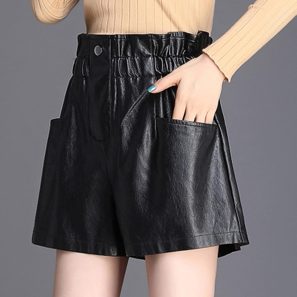 Amazon | [THLD] ショートパンツ レディース マットな質感 上品