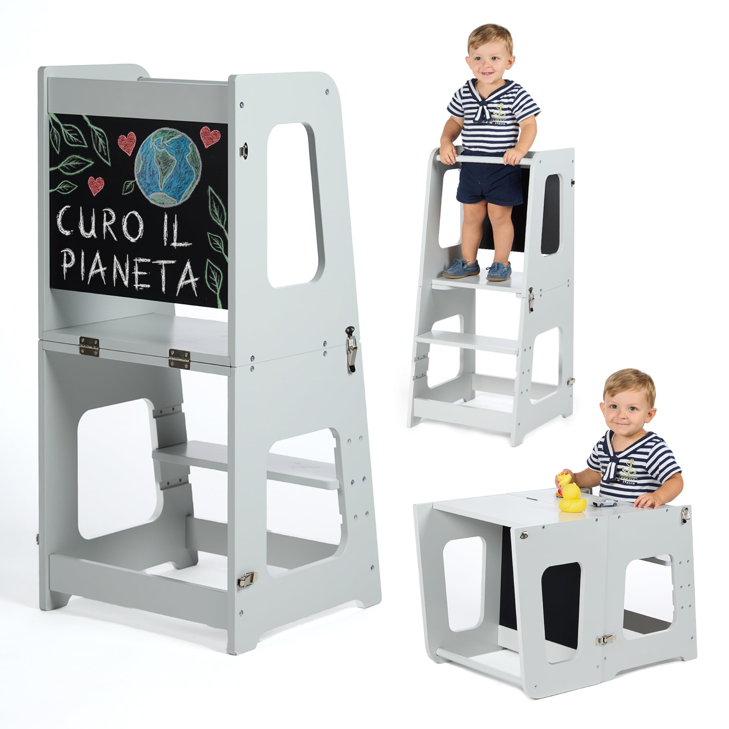 Foto Torre Di Apprendimento Montessori A Cosa Serve E Come Costruirla In Fai Da Te