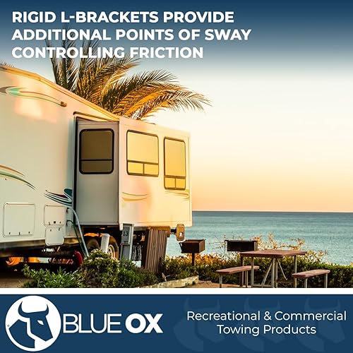 Miniatura 6 de Blue Ox BXW01050 TrackPro - Enganche de distribución de peso, peso de lengüeta de 1000 libras, vástago de 7 agujeros para receptores de 2 pulgadas,